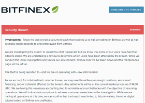 All the updates regarding the current situation to be reported at http://bitfinex.statuspage.io